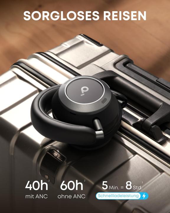 Produktbild soundcore Space One Pro (Aktive Geräuschunterdrückung, 60 h, Kabellos)