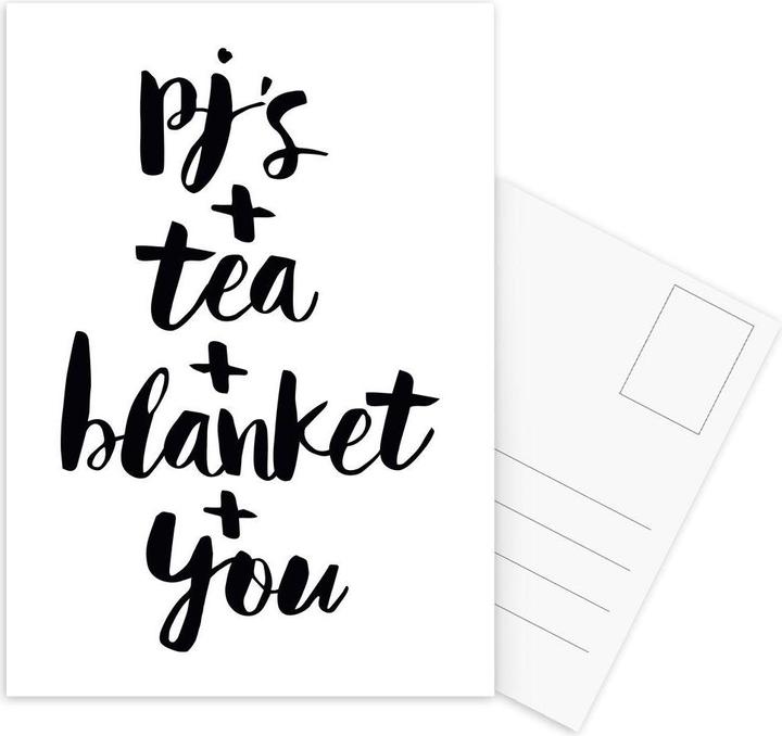 Produktbild Juniqe Pjs, Tea, Blanket, You - Liebeszitate (15 Stk.)