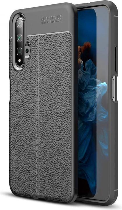 Actual product image Screenguard Huawei Nova 5T Case Leather Design TPU Cover (Huawei Nova 5T)