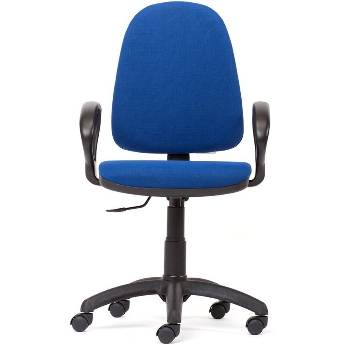 Rocada, Bürostuhl, Bürodrehstuhl mit Armlehnen blau