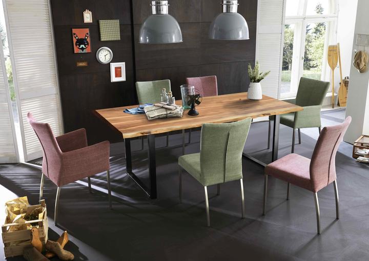 Produktbild SIT Möbel Massivholztisch Ux3.6 Akazie natur-antikschwarz (200 x 100 x 76 cm)