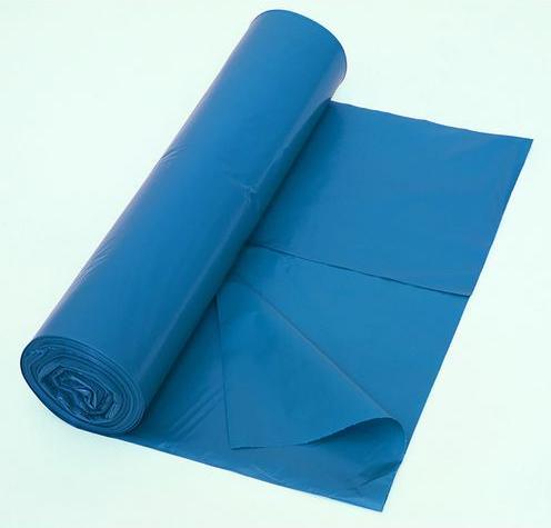 Image du produit Deiss Sacs poubelle 240 L bleu LDPE (polyéthylène souple) 42 microns (10 x, 240 l)