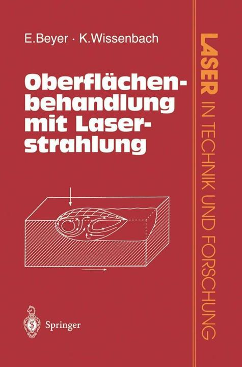 Produktbild Oberflächenbehandlung mit Laserstrahlung (Deutsch, Eckhard Beyer, K. Wissenbach, 1998)