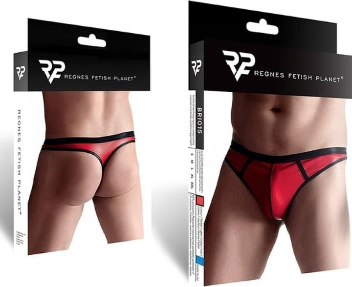 Actual product image Regnes Fetish Planet Wetlook Men's thongs - Red (S)