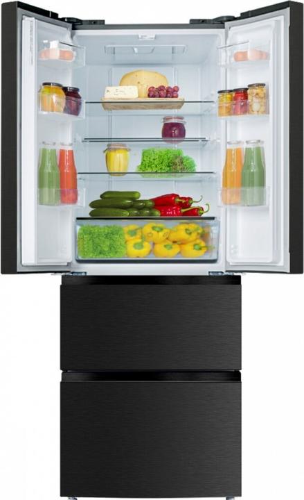 Actual product image Amica KGCN 388 180 S Side-by-Side Fridge Combination Freestanding E, Metallic (357 l)