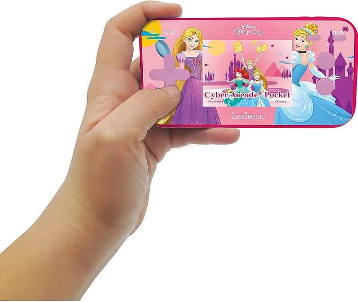 Image du produit Lexibook Disney Princess Cyber Arcade Pocket Game Console Display 1,8 pouces 150 jeux 10 Disney Princess