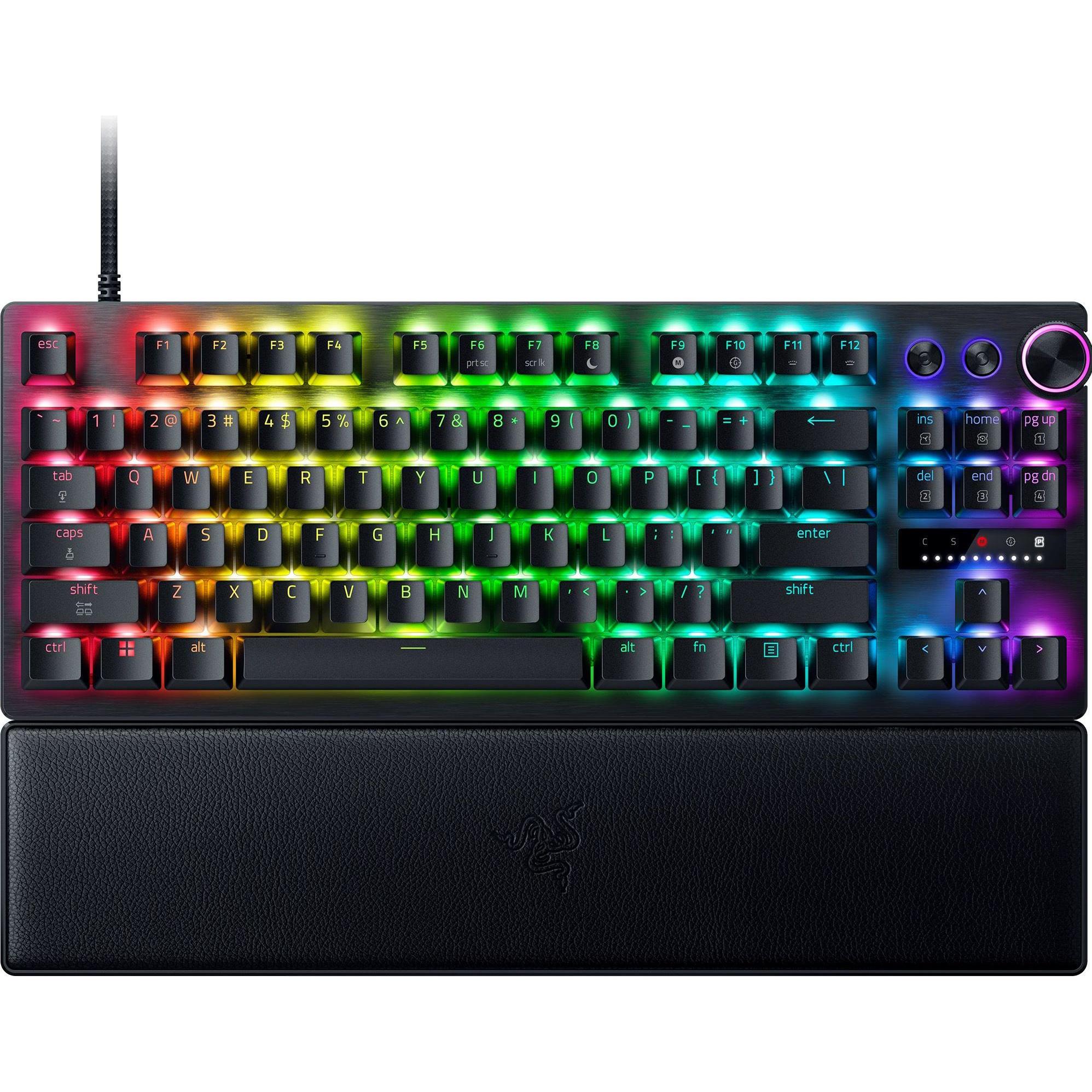 Razer Huntsman V3 Pro Tenkeyless 8KHz (USA, Kabelgebunden), Tastatur, Schwarz