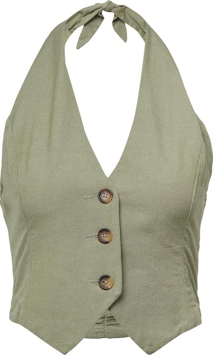 Produktbild s.Oliver Bluse Neckholder-Weste aus Leinenmix (44)