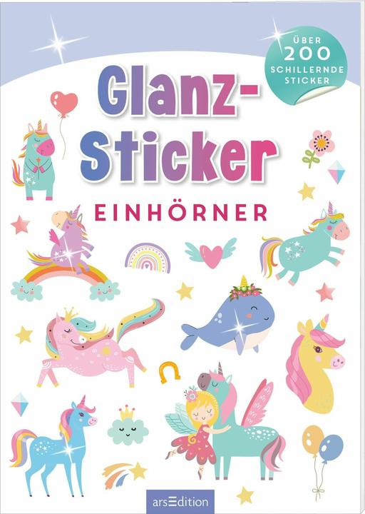 Immagine prodotto Glanz-Sticker - Einhörner