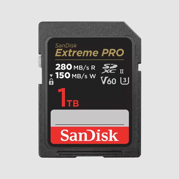 Immagine prodotto SANDISK Extreme PRO UHS-II V60 (1000 GB, SDXC, U3, UHS-II)