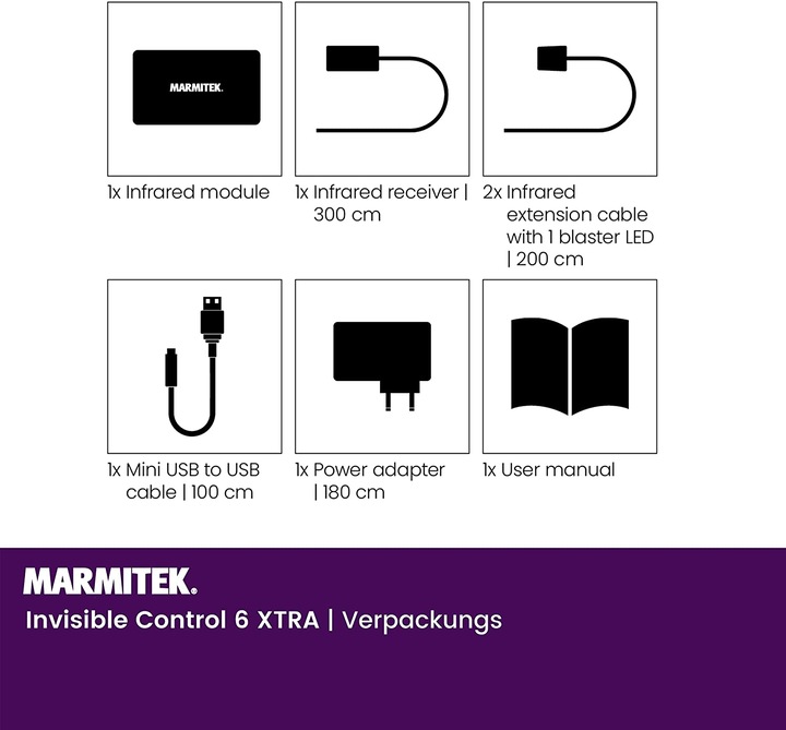Immagine prodotto Marmitek Controllo invisibile 6 Xtra (Telecomando)