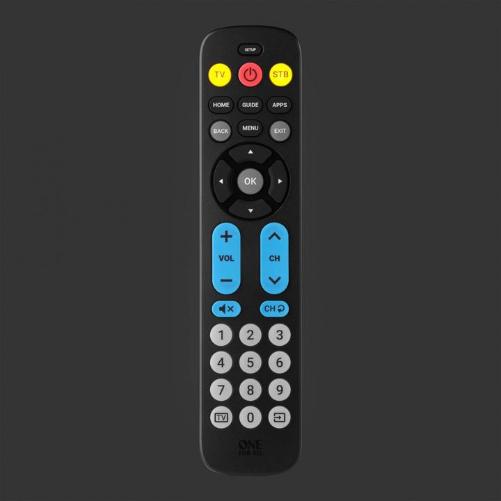 Image du produit One for All Big Buttom Remote Télécommande universelle URC 6821 (Télécommande universelle, Infrarouge)
