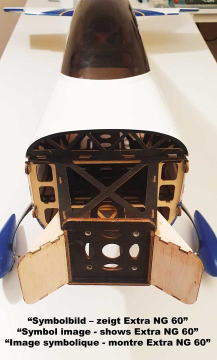 Produktbild Extremeflight-RC extra 300 60" exp v2 plus rot/gelb/weiss arf mit tragflächen-schnellverschluss