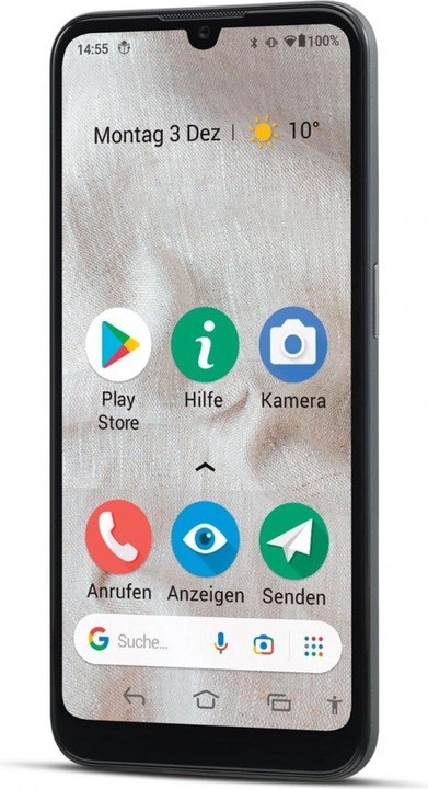 Actual product image Doro 8100 Plus without power supply unit (32 GB, Black, 6.10", Single SIM, 17 Mpx, 4G)