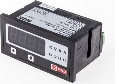 Produktbild RS PRO Dig Voltmeter, 48x96, 1Ph, 40-300V ac/dc