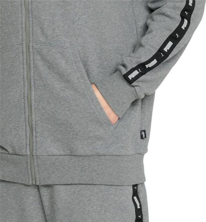 Produktbild Puma ESS+ Tape Full-Zip Kapuzenpullover TR grau 848768 03 (M)