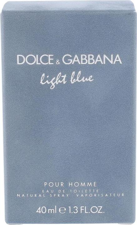 Actual product image Dolce & Gabbana light blue (Eau de toilette, 38 ml)