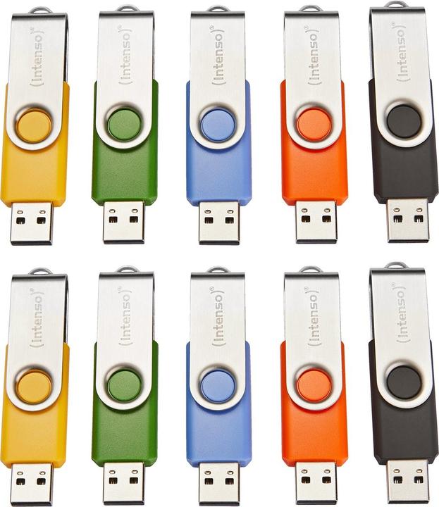 Produktbild Intenso Basic Line 10er Pack (8 GB, USB-A)