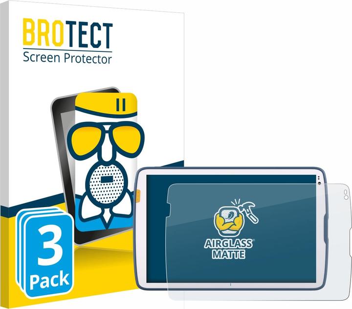 Produktbild BROTECT AirGlass Panzerglasfolie Matt (3 Stk., Zebra ET40)