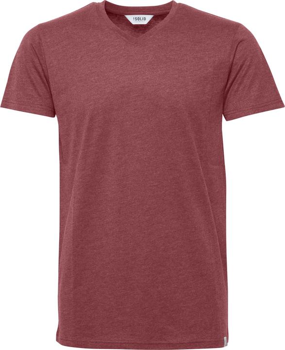 Immagine prodotto Solid Bedo T-Shirt A Maniche Corte Maglietta Da Uomo Con Collo A V In Cotone 100% (XL)