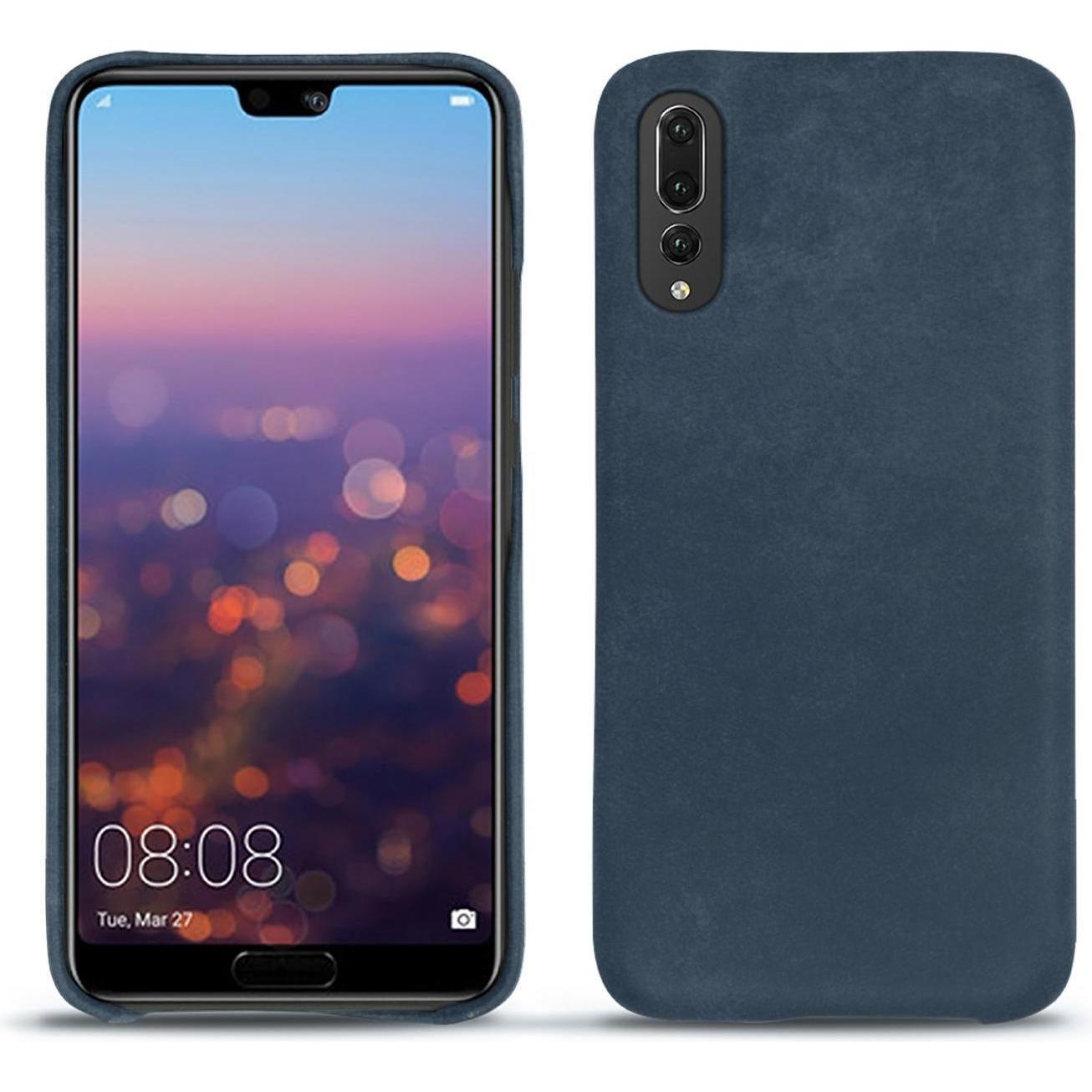 Thumbnail - Noreve Lederschutzhülle (Huawei P20 Pro), Smartphone Hülle, Blau