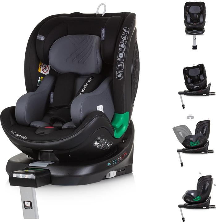 Actual product image Chipolino i-Size Maximus child seat (Reboarder, ECE R129/i-Size Standard)