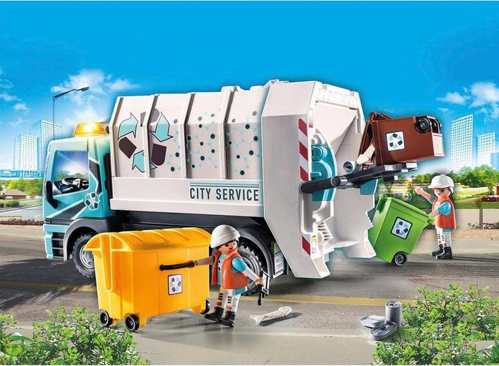Immagine prodotto Playmobil 70885 Camion dei rifiuti con luce lampeggiante (70885, Playmobil City Life)