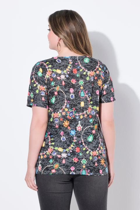 Produktbild Miamoda T-Shirt, Komfort Fit, Schmuckstein-Muster (52)