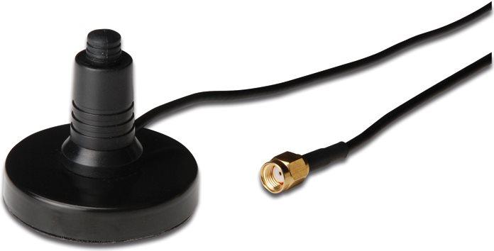 Produktbild Digitus Coax Kabel mit Magnetfusshalter für WLAN Antenne (WLAN)
