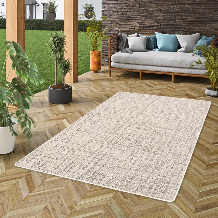 Immagine prodotto Snapstyle Tappeto per interni ed esterni Flatweave Oslo Check moderno (100 x 300 cm)