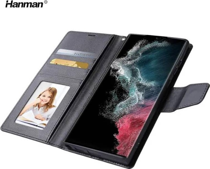 Produktbild Hanman Honor 10 Lite/ Huawei P Smart 2019 - Mill Flip Case mit 3 Kartenfächern, dunkelblau (Honor 10 Lite, Huawei P Smart (2019))