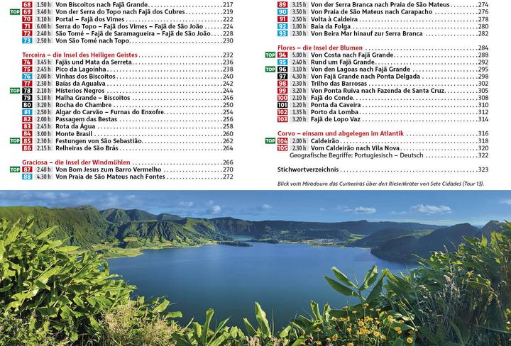 Actual product image Azoren, Wanderführer (German, Roman Martin, 2025)