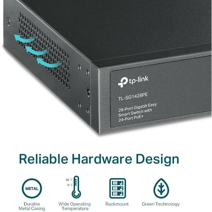 Produktbild TP-Link PoE+ Switch TL-SG1428PE 28 Port (28 Ports)