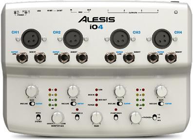 Immagine prodotto Alesis io4, interfaccia di registrazione USB a 24 bit con quattro canali