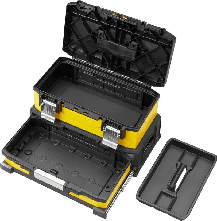 Produktbild Stanley Werkzeugbox MetallKunststoff mit integrierter Schublade (1 Teil)