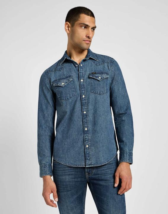 Immagine prodotto Lee Camicia in denim Camicia western regolare (S)