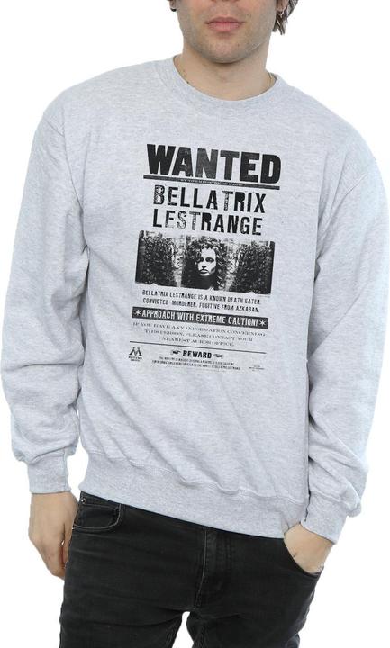 Actual product image Mens Bellatrix Lestrange Wanted Sweatshirt (XXL)