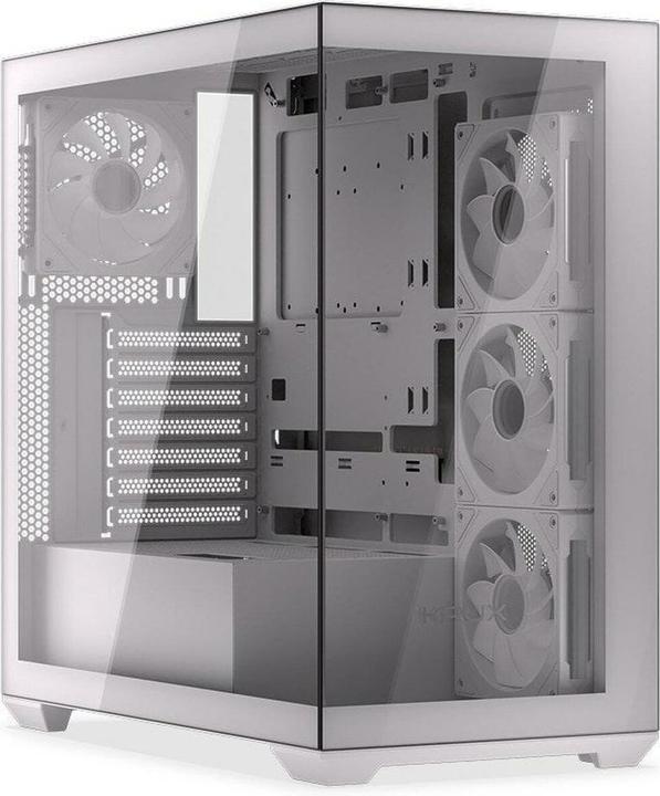 Actual product image Krux Exo White (ATX, mATX, Mini-ITX)