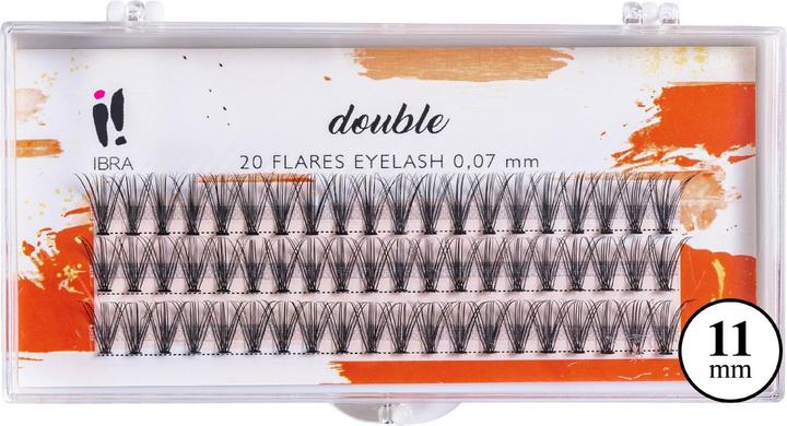 Actual product image Ibra Tufts Of False Eyelashes 0.07 C-11Mm (Artificial eyelashes)