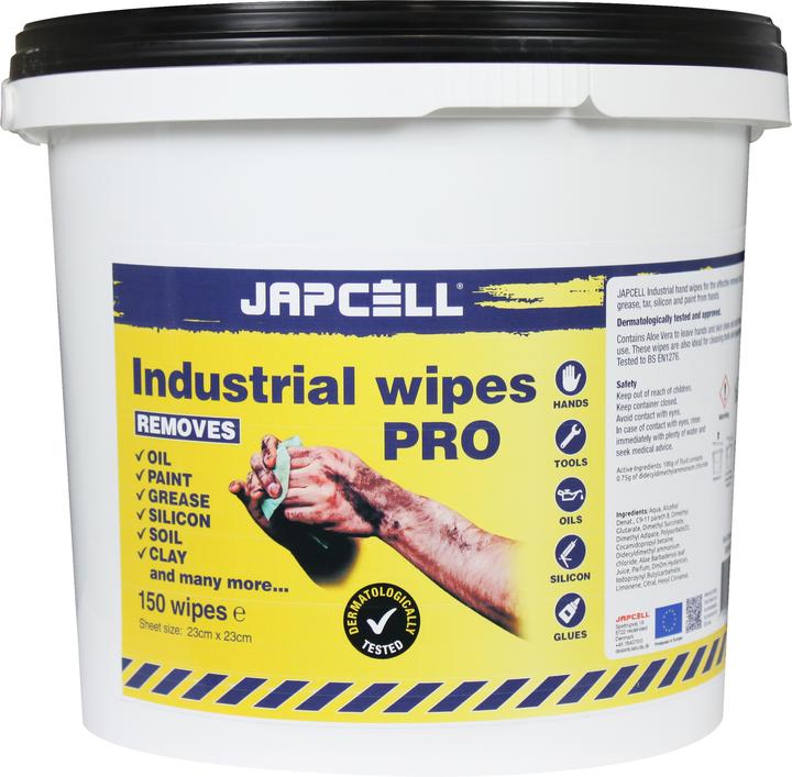 Japcell Industrial Wipes PRO – 150 Tücher