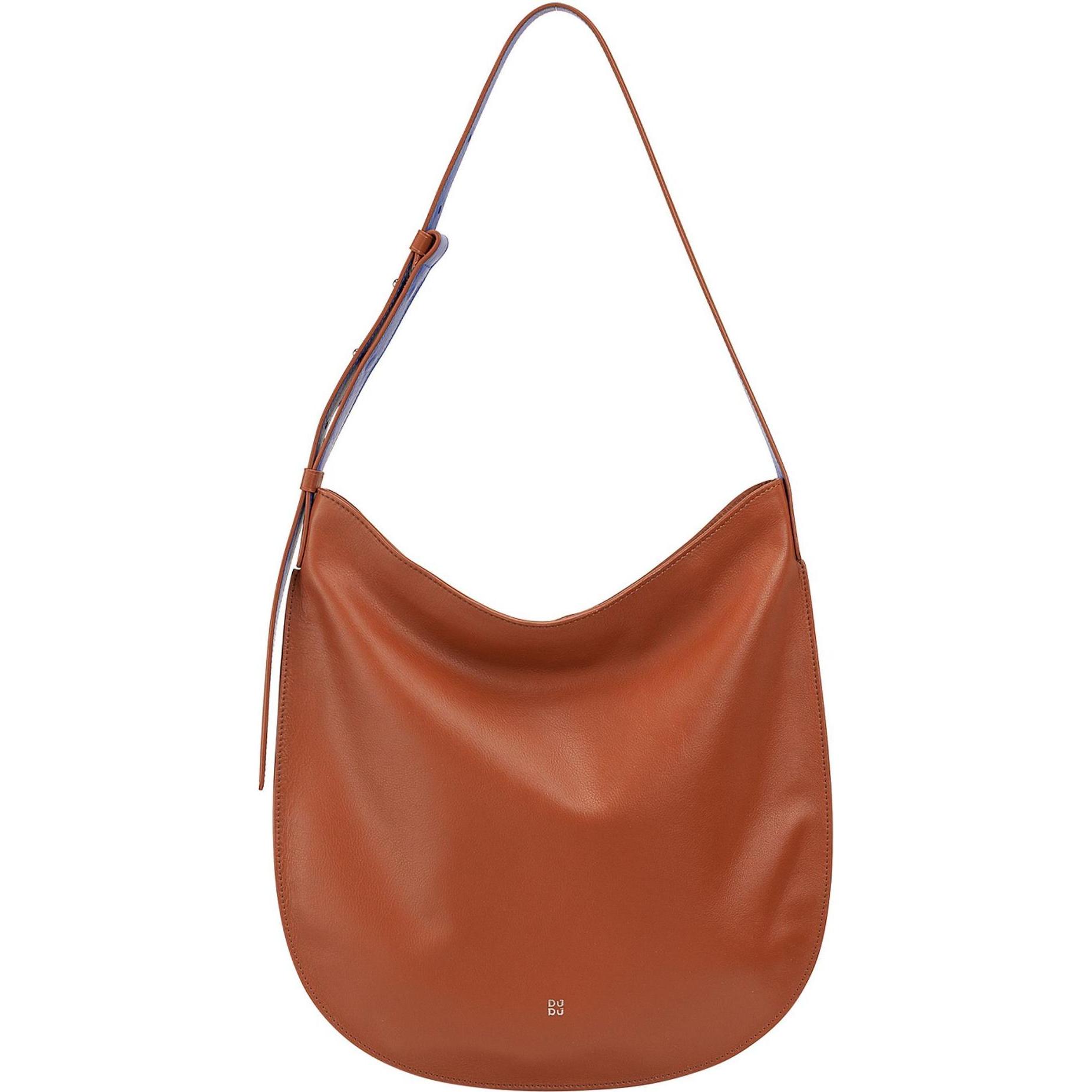 Dudu, Handtasche, Schultertasche Leder 36.5 cm, Braun