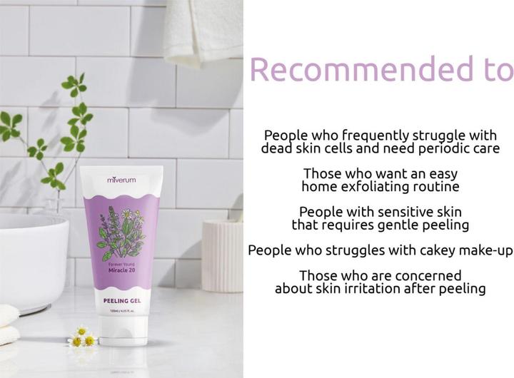 Actual product image Miverum Forever Young Miracle 20 Exfoliating Gel (Cleansing scrub, 120 ml)