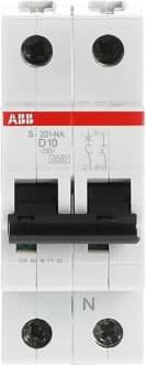 Actual product image ABB S201-D10NA Automatic circuit breaker D-Char., 6 2CDS251103R0101