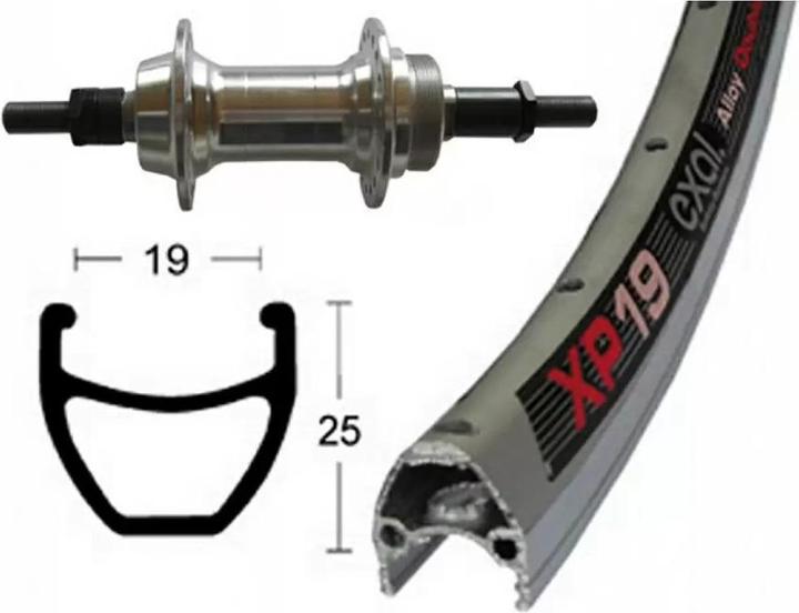 Produktbild Exal Starr36L (Hinterrad, 28")