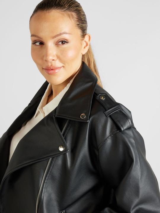 Actual product image Noisy May Oversized Biker Jacket (48)