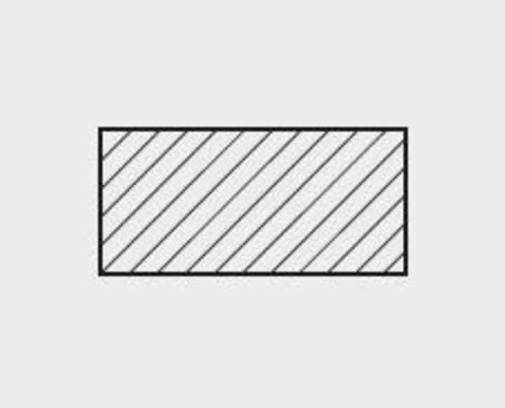 Immagine prodotto Wilke Pezzo tornito DIN 4964 forma D rettangolare larghezza 10 mm x altezza 6 mm HSS-EW9Co10 lunghezza