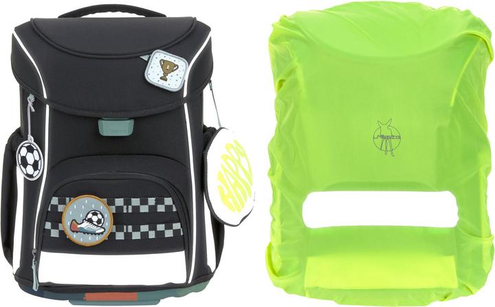 Actual product image Lässig Schulranzen-Set 6-tlg. Slim Unique black (21 l)