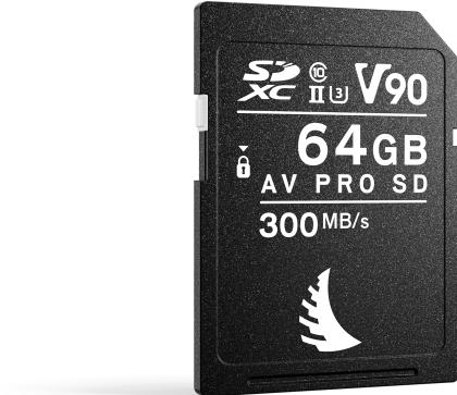 Image du produit Angelbird AV PRO V90 (64 Go, SDXC, U3, UHS-II)