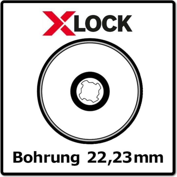 Productafbeelding Bosch Professional Bosch X-LOCK diamant metaaldoorslijpschijf 125 x 22,23 mm ( 4x 2608900533 ) Expert 4 st. voor