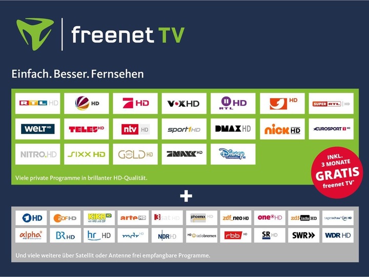 Productafbeelding Imperial T2 IR plus incl. 3 maanden freenet TV (DVB-T2, DVB-T)